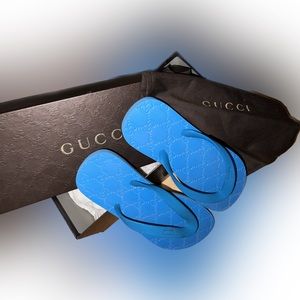 Gucci | Shoes | Authentic Gucci Rubber Flip Flops | Poshmark